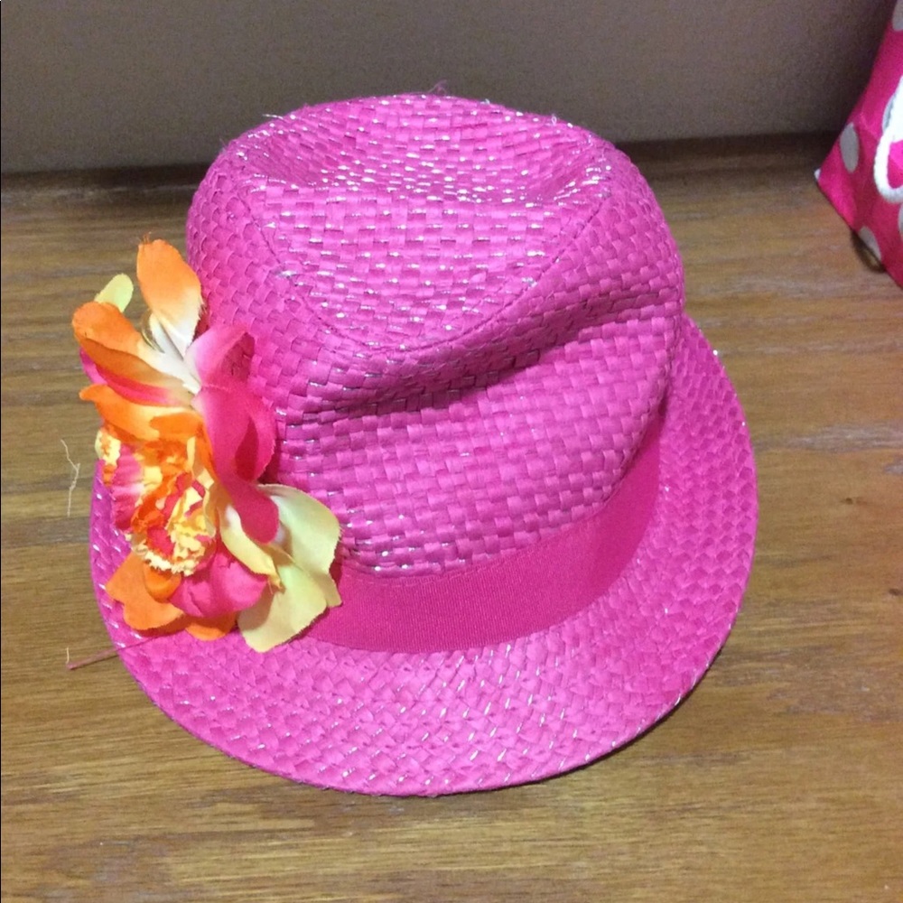 Pink little girl fedora 👧🏼